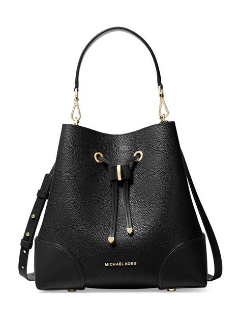 michael kors mercer gallery convertible bucket shoulder bag|mercer gallery medium leather satchel.